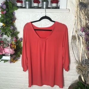 Susan Graver Flowy Blouse - Size Large